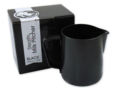 Rhinowares Stealth Milk Jug 360ml Black